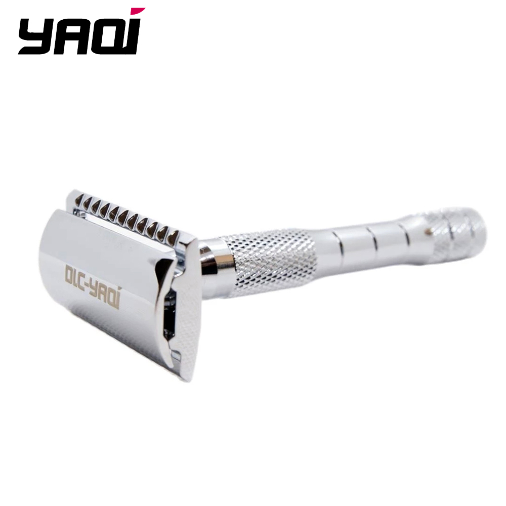هدية ماكينة حلاقة آمنة بحافة م - مراجعة Safety Razor Handle وسعره