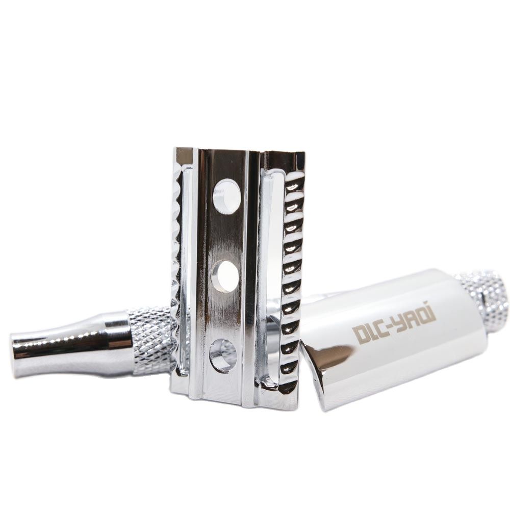 هدية ماكينة حلاقة آمنة بحافة م - مراجعة Safety Razor Handle وسعره