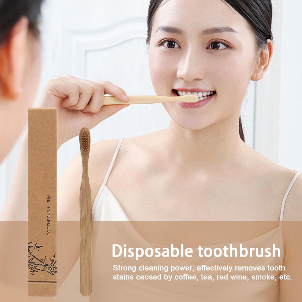 1/5/10 قطع فرشاة أسنان للبالغي - مراجعة Bamboo Toothbrush وسعره