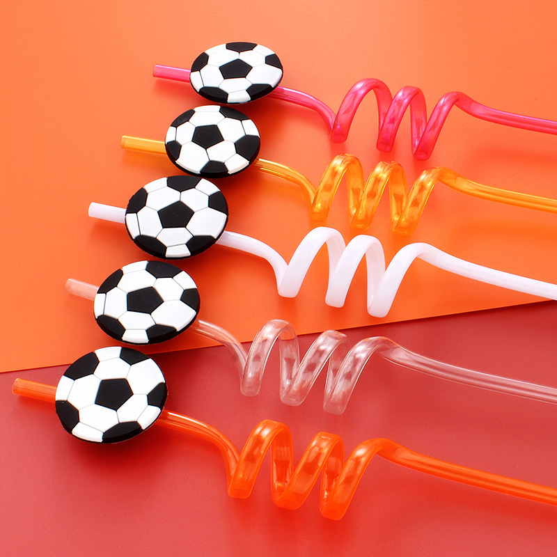 12 قطعة من شفاطات كرة القدم، ح - مراجعة Reusable Straw وسعره