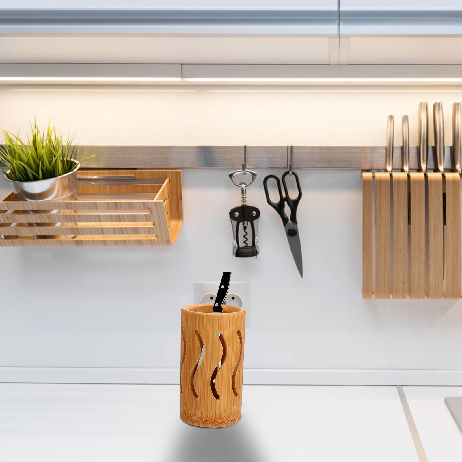 حامل أدوات المائدة المصنوع من  - مراجعة Bamboo Cutlery وسعره