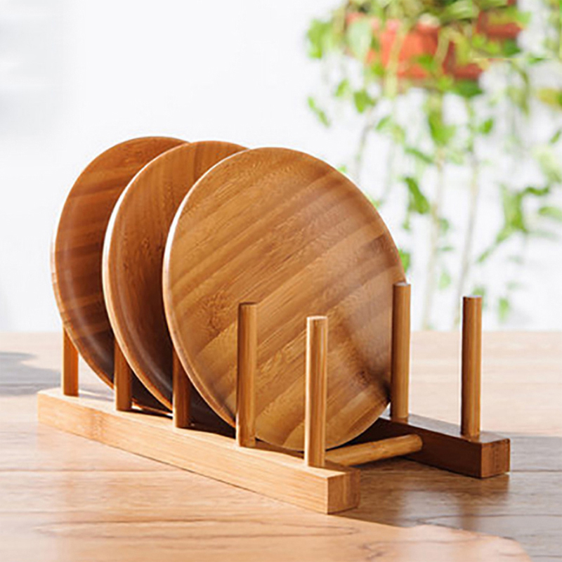 المطبخ تجفيف رف طبق غطاء وعاء  - مراجعة Bamboo Cutlery وسعره