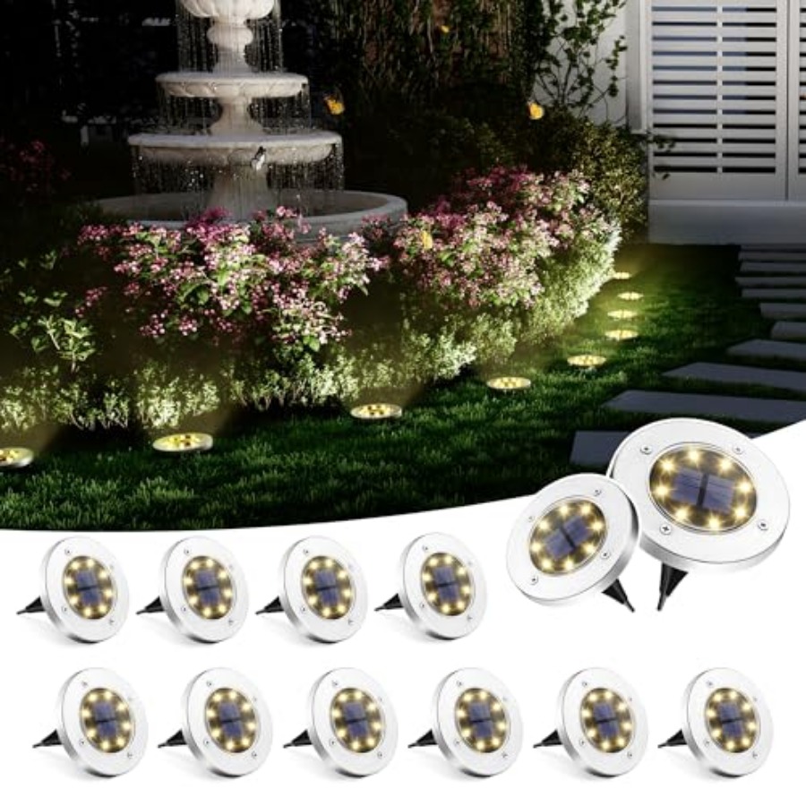 أضواء أرضية تعمل بالطاقة الشمس - مراجعة Solar Garden Light وسعره